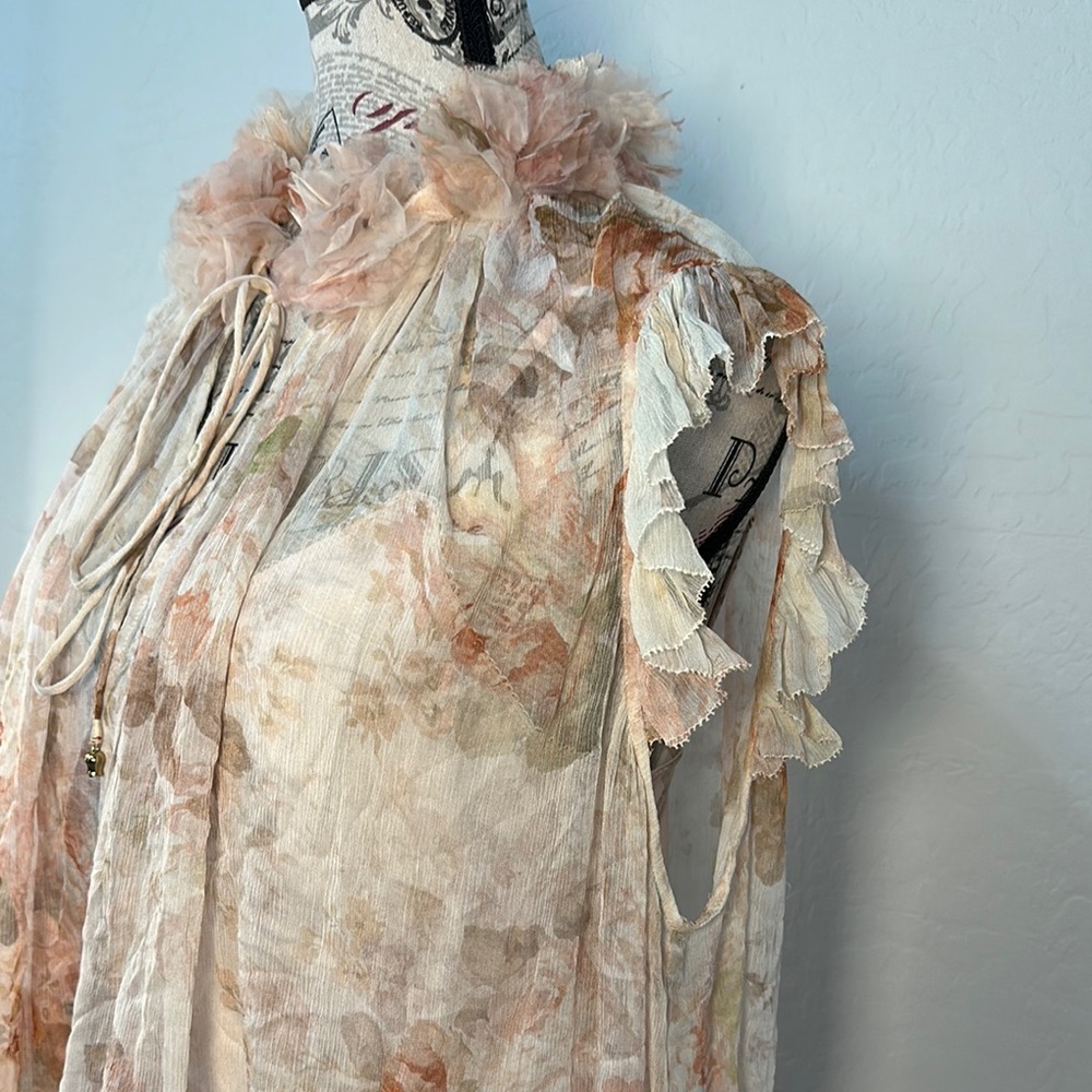 NWT Zimmermann Floral Ruffle Top - Picture 5 of 17